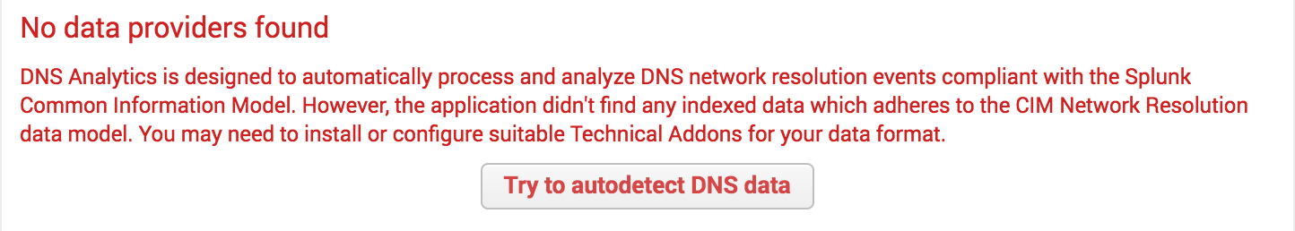 Autodetect DNS data